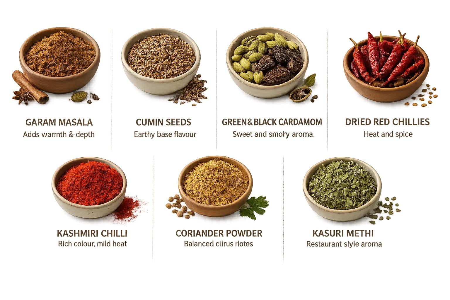 north indian vs south indian food