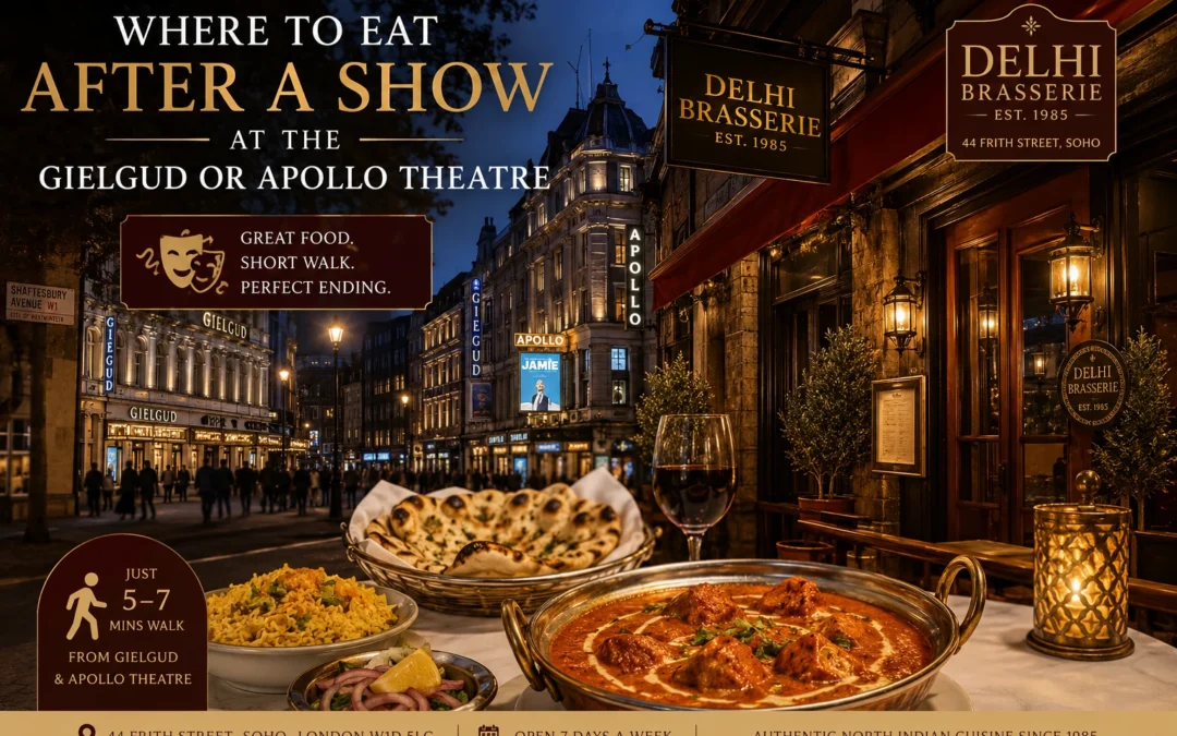 Where to Eat After a Show at the Gielgud or Apollo Theatre